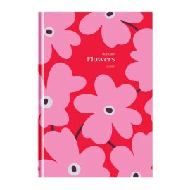 Ежедневник недатированный А5, 160л., 7БЦ, BG "Flowers", глянцевая ламинация ЕН5т160_лг 11254