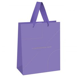 Пакет подарочный 18*23*10см MESHU "Monocolor. Lavender", отд. фольгой, матовая ламинация MS_51887