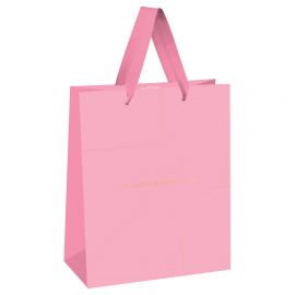 Пакет подарочный 33*42*12см MESHU "Monocolor. Pink", отд. фольгой, матовая ламинация MS_52031