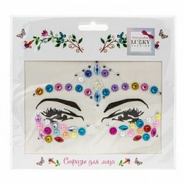 Lukky Fashion стразы для лица "Цветочная фантазия" Т20924 Т20924