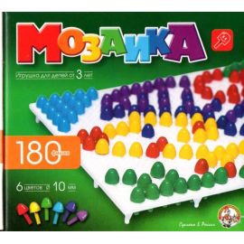 Мозаика d10/6цветов/180шт/1поле/230х200х35 00974 00974