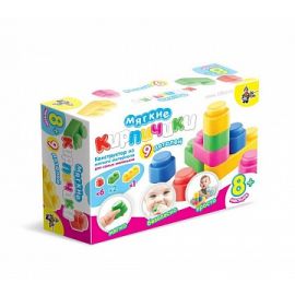 Мягкие кирпичики. Конструктор для самых маленьких. 9 деталей 01582 01582