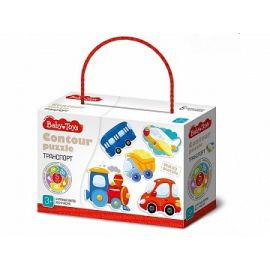 Пазлы контурные "Транспорт" Baby Toys 04118 04118