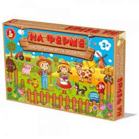 Настольная игра ходилка «На ферме» 04642 04642