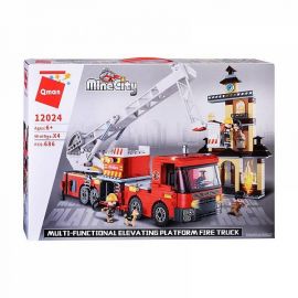 Конструктор 12024 686 дет Multi-flinctional elevating platform fire truck 12024
