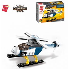 Конструктор Qman Helicopter Hawk 1801-3. (Combat Zones. Серия Air-Cushion) 48 деталей 1801-3