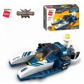 Конструктор Qman Patrol Boat Twin Body 1801-4. (Combat Zones. Серия Air-Cushion) 49 деталей. 1801-4