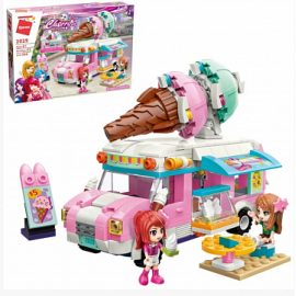 КОНСТРУКТОР 2029 Pink Ice-Cream Van 388 дет 2029