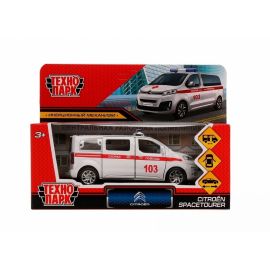 Машина металл CITROEN SPACE TOURER СКОРАЯ 12 см, двер, инер, бел 329200 329200