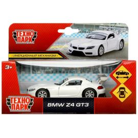 Машина металл BMW z-4 gt3, 11,3 см, двери, инерция, белый 350621 350621