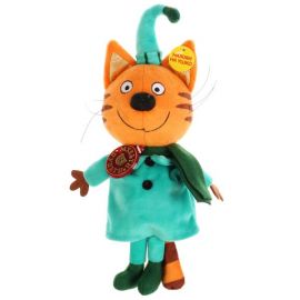 Мягкая игрушка "Компот. Три Кота" в зимней одежде 16см, муз. чип, в пак. 355988 355988