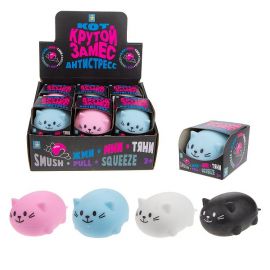 Крутой замес, 1toy Крутой замес, кот, 7см, 4 цвета Т20327 Т20327