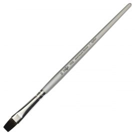 Кисть художественная синтетика имитация белки Гамма "Арбат", плоская №10, короткая ручка 1702010