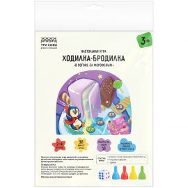 Настольная игра ТРИ СОВЫ "Ходилка-бродилка. В погоне за мороженым", пакет с европодвесом НИ_55525