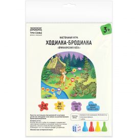 Настольная игра ТРИ СОВЫ "Ходилка-бродилка. Приключения кота", пакет с европодвесом НИ_55530