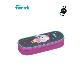 Пенал корпусный 1 отделение, 220*90*45 Först "Grey bunny", полиэстер FT-PF-010301