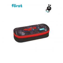 Пенал корпусный 1 отделение, 220*90*45 Först "Red car", полиэстер FT-PF-010311