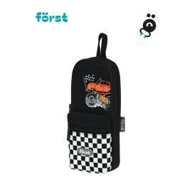 Пенал мягкий 1 отделение, 1 карман, 210*90*40 Först "Racing", текстиль FT-PM-090305