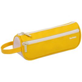 Пенал-косметичка 1 отделение, 1 карман, 215*80*60 Berlingo "Polo yellow", полиэстер PM09110