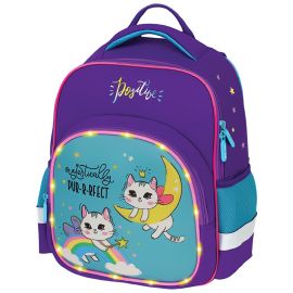 Рюкзак Berlingo Kids "Positive" 36*27*12см, 1 отделение, 2 кармана, эргономичная спинка, LED кант RU08082