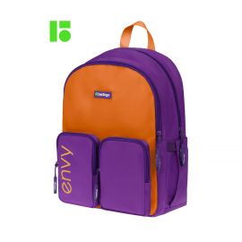 Рюкзак Berlingo "Envy" 2 отделения, 4 кармана, уплотненная спинка, 39*28*17см, оранжевый RU09194
