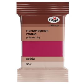 Полимерная глина Гамма "Хобби", малиновый, 56г 1481
