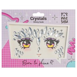 Наклейки-стразы MESHU "Shiny look", 17,5*14,5см, инд. уп., европодвес MS_52670