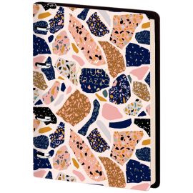 Тетрадь на кольцах А5, 80л. ЛАЙТ, кожзам, Greenwich Line "Utility. Terrazzo", тон. блок Nr4A5_30728