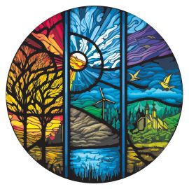 Пазл  77 эл. ТРИ СОВЫ "Витраж" ПК77_54620