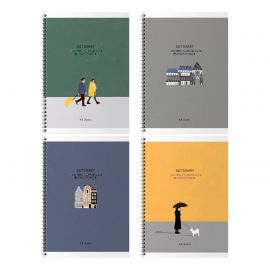 Тетрадь-словарик 48л., А5 для записи иностранных слов на гребне BG "Location" ТС5гр48 12594