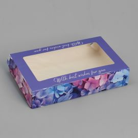 Коробки под конфеты сырники «Гортензия», 20 х 12 х 4 см 10107737