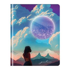 Дневник 1-11 кл. 48л. (твердый) Greenwich Line "Dream on", иск. кожа, УФ-печать, аппликация с наполнением, тисн. фольгой, тон. блок, ляссе DSK_46840