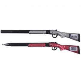 Ручка шар. синяя "Darvish" корпус в форме "ружья" DV-12587