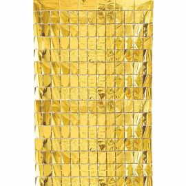 Шторка для фотозоны 1*2 м жёлтая DV-H-1221-2