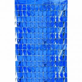 Шторка для фотозоны 1*2 м синяя DV-H-1221-5