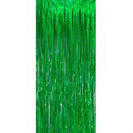 Шторка для фотозоны 1*2м зелёная DV-H-1633-3