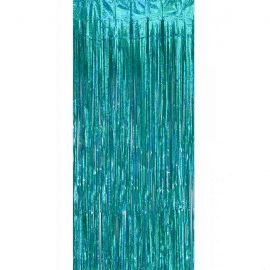 Шторка для фотозоны 1*2м бирюза DV-H-1633-4