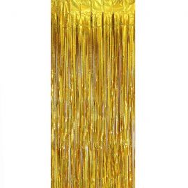 Шторка для фотозоны 1*2м золото DV-H-1633-5
