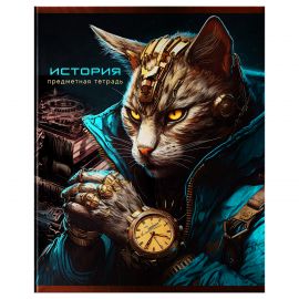 Тетрадь предметная 48л. BG "Мир будущего" - История, металлизированный картон ТП5ск48 56334