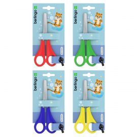 Ножницы детские Berlingo 13см, ассорти, европодвес DNn_14024