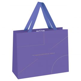 Пакет подарочный 23*18*10см MESHU "Monocolor. Lavender", отд. фольгой, матовая ламинация MS_51943