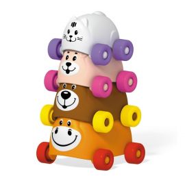 Пирамидка "Зверята-акробаты" 01933