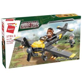 КОНСТРУКТОР 1731-1 Combat Zones Fighter Attacked 158 дет 1731-1