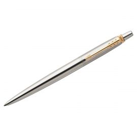 Ручка шариковая Parker "Jotter Stainless Steel GT" синяя, 1,0мм, кнопочн., подарочная упаковка 1953182