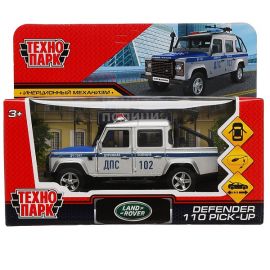 Машина металл LAND ROVER DEFENDER PICKUP ПОЛИЦИЯ 12 см, двери, багажн, кор 317585 317585