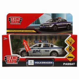 Машина металл свет-звук VOLKSWAGEN PASSAT ПОЛИЦИЯ 12 см, двер, баг 355822 355822