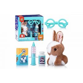 Игровой набор "Питомец Кролик" с набором доктора, 5 предметов, в коробке 832-190 832-190