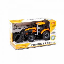 Погрузчик "Прогресс" сельскохозяйственный инерционный (оранжевый) (в коробке) 91758 91758