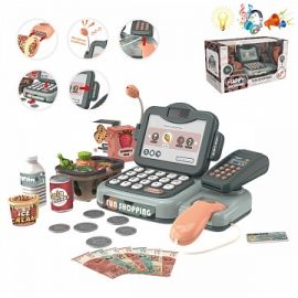Игровой набор "Касса", с акссесуарами, калькулятором, сканером 888N OBL10075958