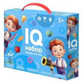 Набор подарочный ГЕОДОМ "IQ набор", 6в1, картонная коробка 4660136227335